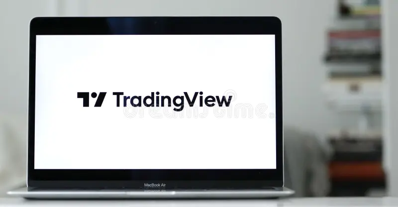TradingView Homepage – Screenshot of TradingView homepage showing the stock search bar and main dashboard.